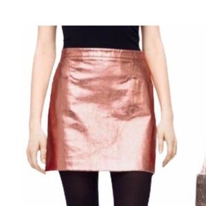 NWT Club Monaco gold/rose gold skirt size 4